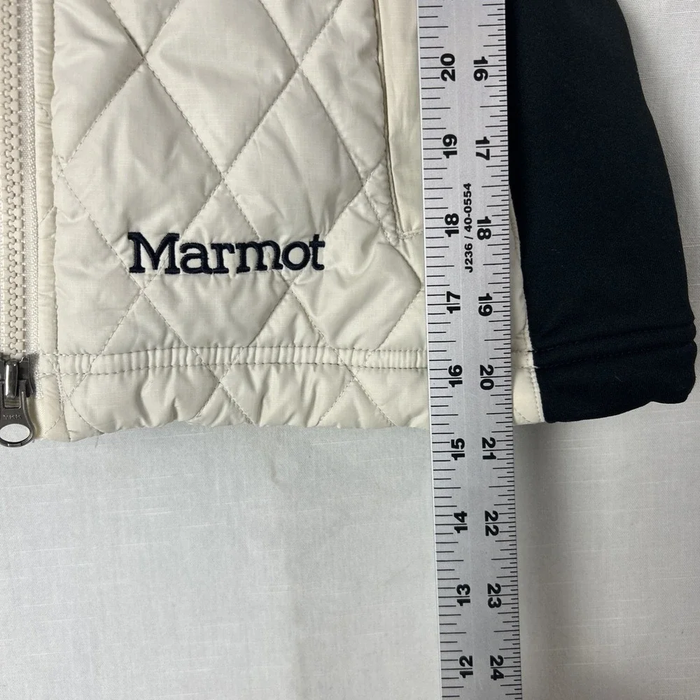 Marmot Kitzbuhel Quilted Vest Womens Medium White Outdoors Lightweight Insulated